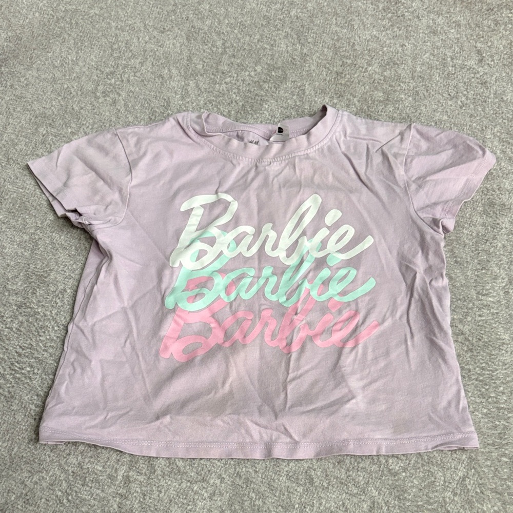 Barbie Kids' Lavender and Pastel Graphic Tee
